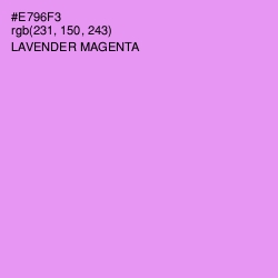 #E796F3 - Lavender Magenta Color Image